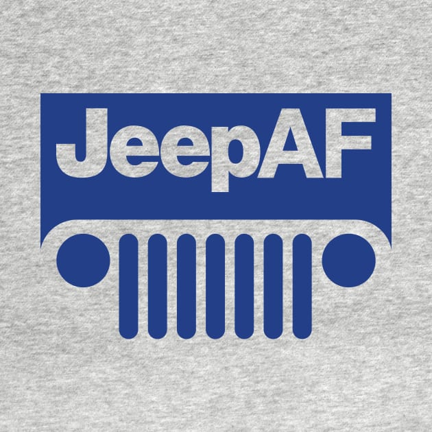 Jeep AF Wrangler Blue by Fresh Fly Threads